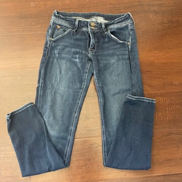 Hudson Jeans Denim - Hudson Collin Flap Skinny Jean Low Rise Dark Wash Woman’s Size 27